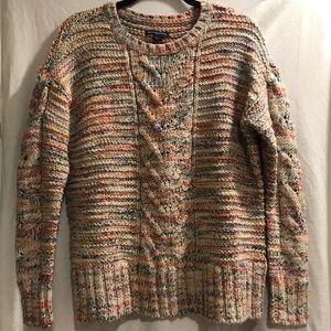 American Eagle Outfitters rainbow colored sweater